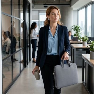 Sac pour ordinateur élégant et sécurité, dimensions optimisées pour un transport facile 