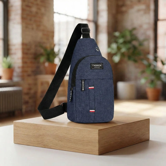 la sacoche bandoulière homme  style urbain élégant