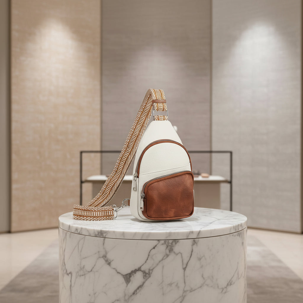 Sacoche urbaine Elegance rétro La PoPoche Urbaine, accessoire mode femme élégant et fonctionnel

