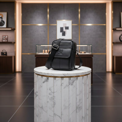 Sacoche homme cuir élégance intemporelle - Design épuré et raffiné